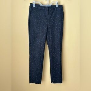 Boden Women’s Blue Leopard Print Pants Size 6R